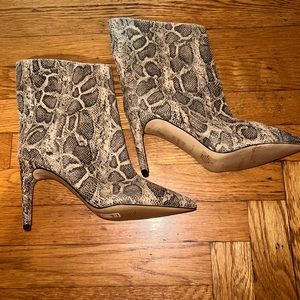 Express Snakeskin Boots